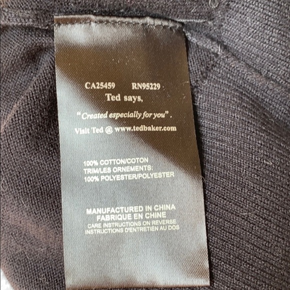 Ted Baker black hearts crew neck sweater - Picture 6 of 6